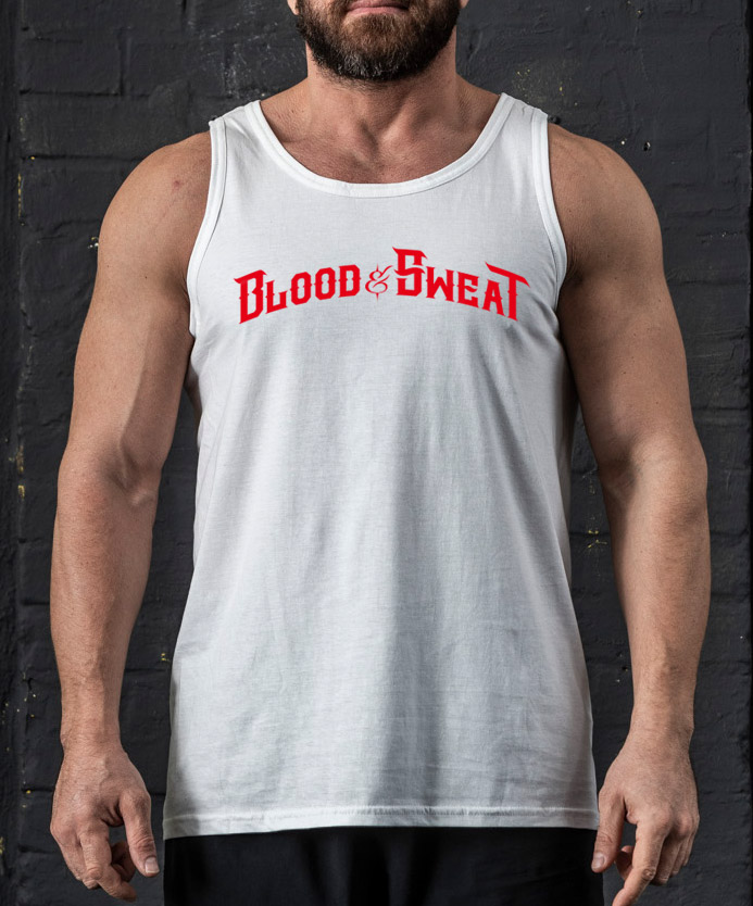 Blood&Sweat-Men-TankTop-White
