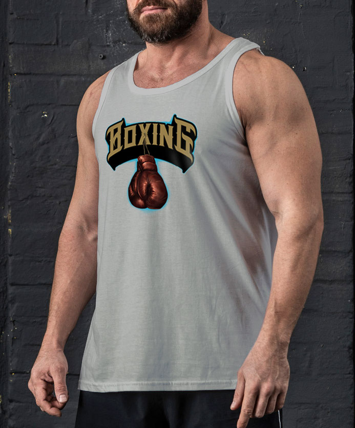 Boxing&Gloves-Men-TT-Grey-Side