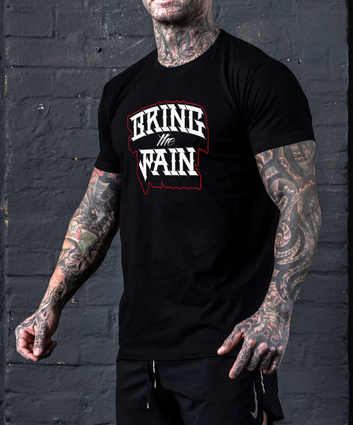 BringThePain-Shirt-Black-Men-Side